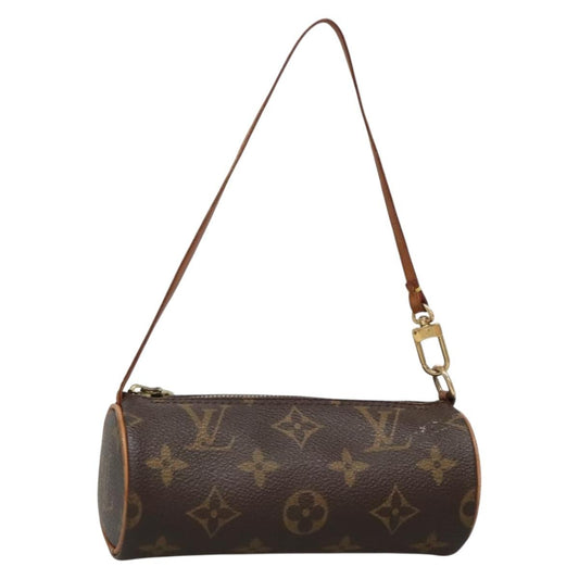Louis Vuitton Papillon Pochette Monogram Canvas, BROWN, CANVAS, Handbag