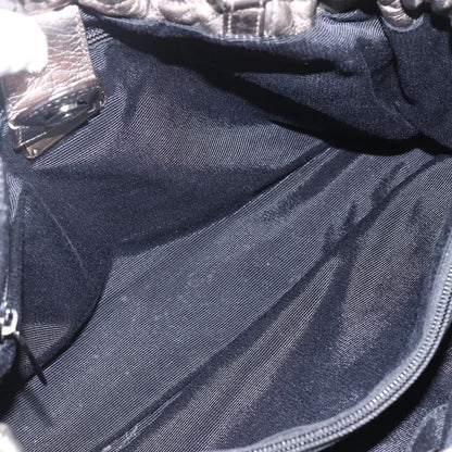 Salvatore Ferragamo Vala Handbag Leather, GOLD, LEATHER, Handbag