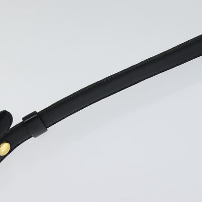 Chanel CC Belt Leather, BLACK, LEATHER, Belts