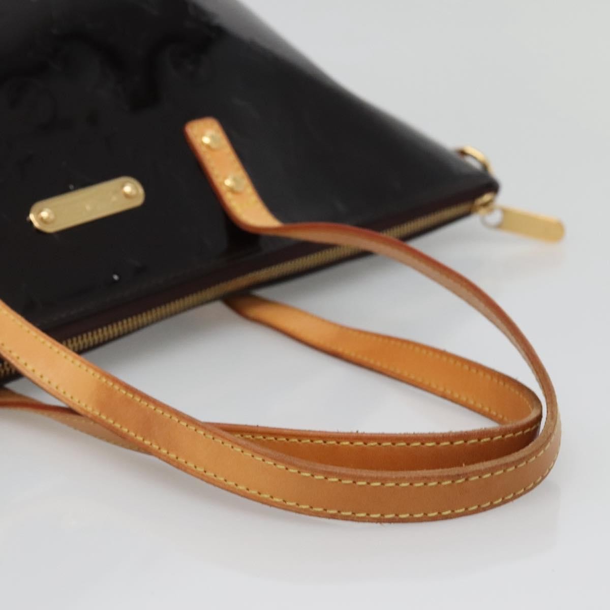 Louis Vuitton Bellevue Handbag Monogram Vernis, PURPLE, PATENT_LEATHER, Tote bag