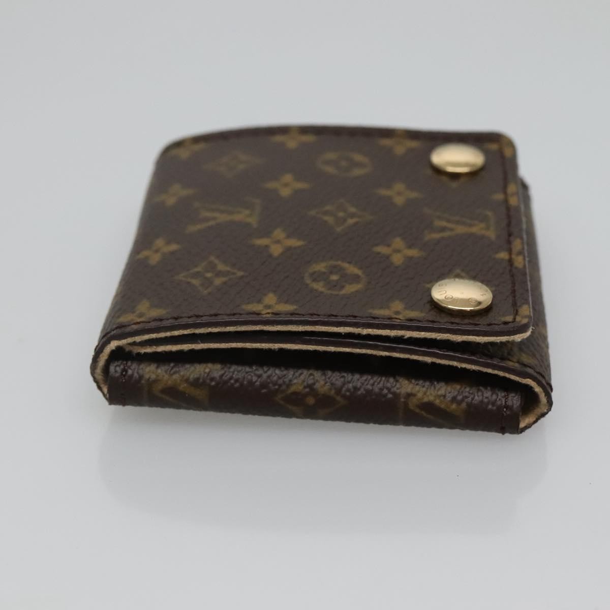 Louis Vuitton CASE JEWELRY BOX Canvas, BROWN, CANVAS, Wallets