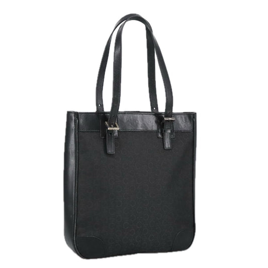 Celine Vintage Macadam Shoulder Bag Macadam Canva  Vinyl, BLACK, CANVAS, Shoulder bag