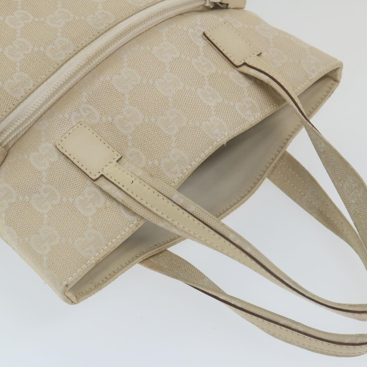 Gucci GG Canvas Bag Canvas, BEIGE, CANVAS, Handbag