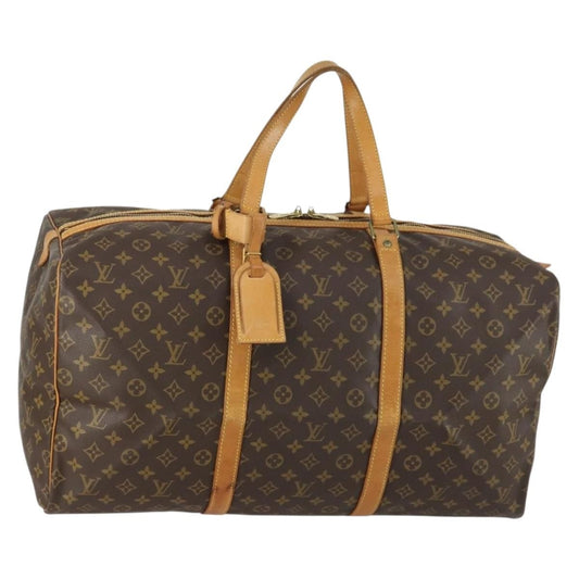 Louis Vuitton Sac Souple Handbag Monogram Canvas, BROWN, CANVAS, Travel bag