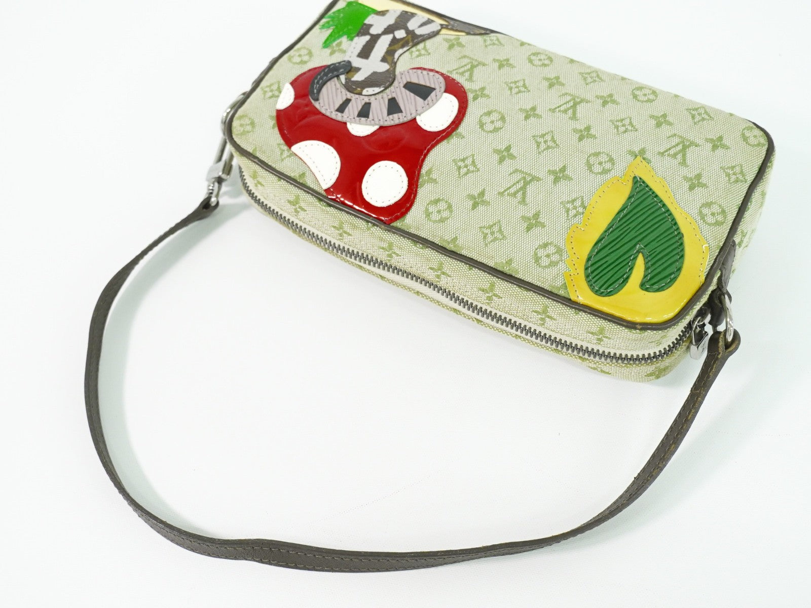 Louis Vuitton Conte De Fees Pochette Monogram Patchwork, KHAKI, CANVAS, Shoulder bag