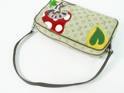 Louis Vuitton Conte De Fees Pochette Monogram Patchwork, KHAKI, CANVAS, Shoulder bag