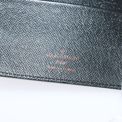 Louis Vuitton Agenda Cover Epi Leather, BLACK, LEATHER, Wallets