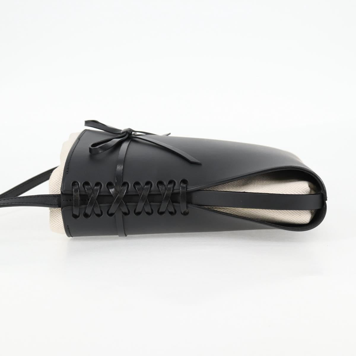 Loewe Ikebana Crossbody Bag Leather, BLACK, LEATHER, Crossbody bag