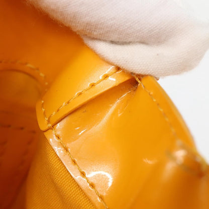 Louis Vuitton Wilshire Handbag Monogram Vernis, YELLOW, PATENT_LEATHER, Handbag