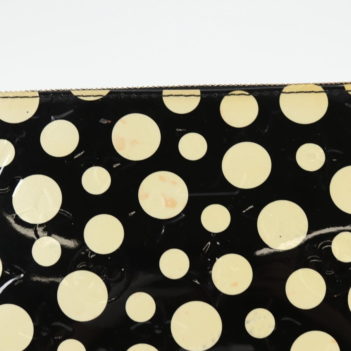 Louis Vuitton Pochette Accessoires Yayoi Kusama Painted Dots Monogram vernis, BLACK, PATENT_LEATHER, Clutche & pouche