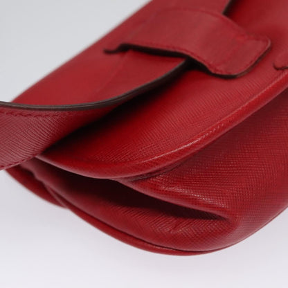 Gucci Bamboo 1947 Belt Bag Leather, RED, LEATHER, Clutche & pouche