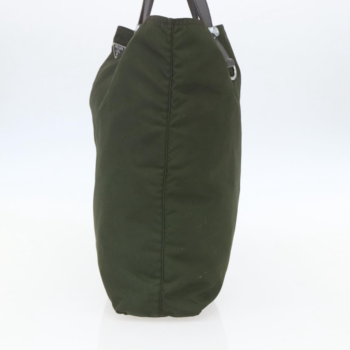 Prada Open Tote Tessuto, KHAKI, NYLON, Tote bag