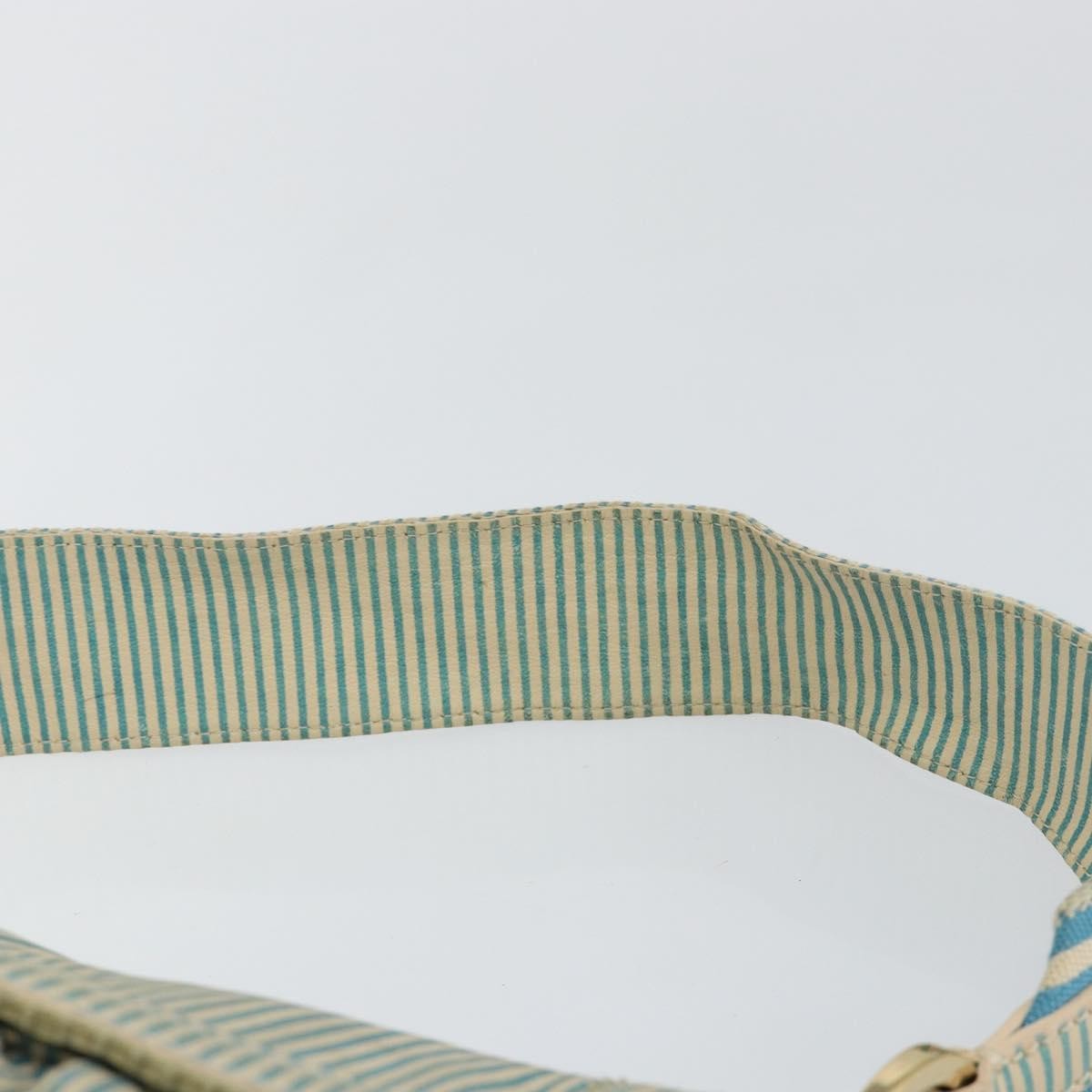 Fendi Chef Shoulder Bag Zucca Canvas, BLUE, CANVAS, Shoulder bag