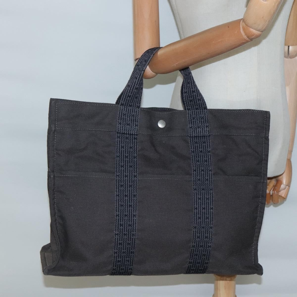 Hermes Fourre-tout Herline Fourre-tout Herline, GRAY, CANVAS, Tote bag