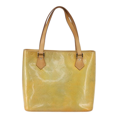 Louis Vuitton Houston Handbag Monogram Vernis, BEIGE, PATENT_LEATHER, Tote bag