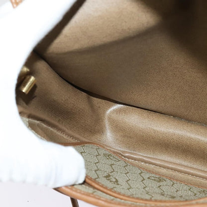 Christian Dior Vintage Honeycomb Flap Crossbody Bag Canvas and Leather, BEIGE, CANVAS, Crossbody bag