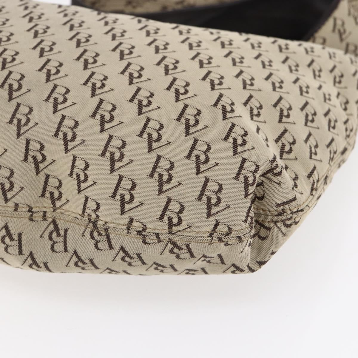 Bottega Veneta Vintage Shoulder Bag Canvas, BEIGE, CANVAS, Shoulder bag