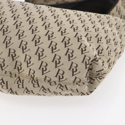 Bottega Veneta Vintage Shoulder Bag Canvas, BEIGE, CANVAS, Shoulder bag