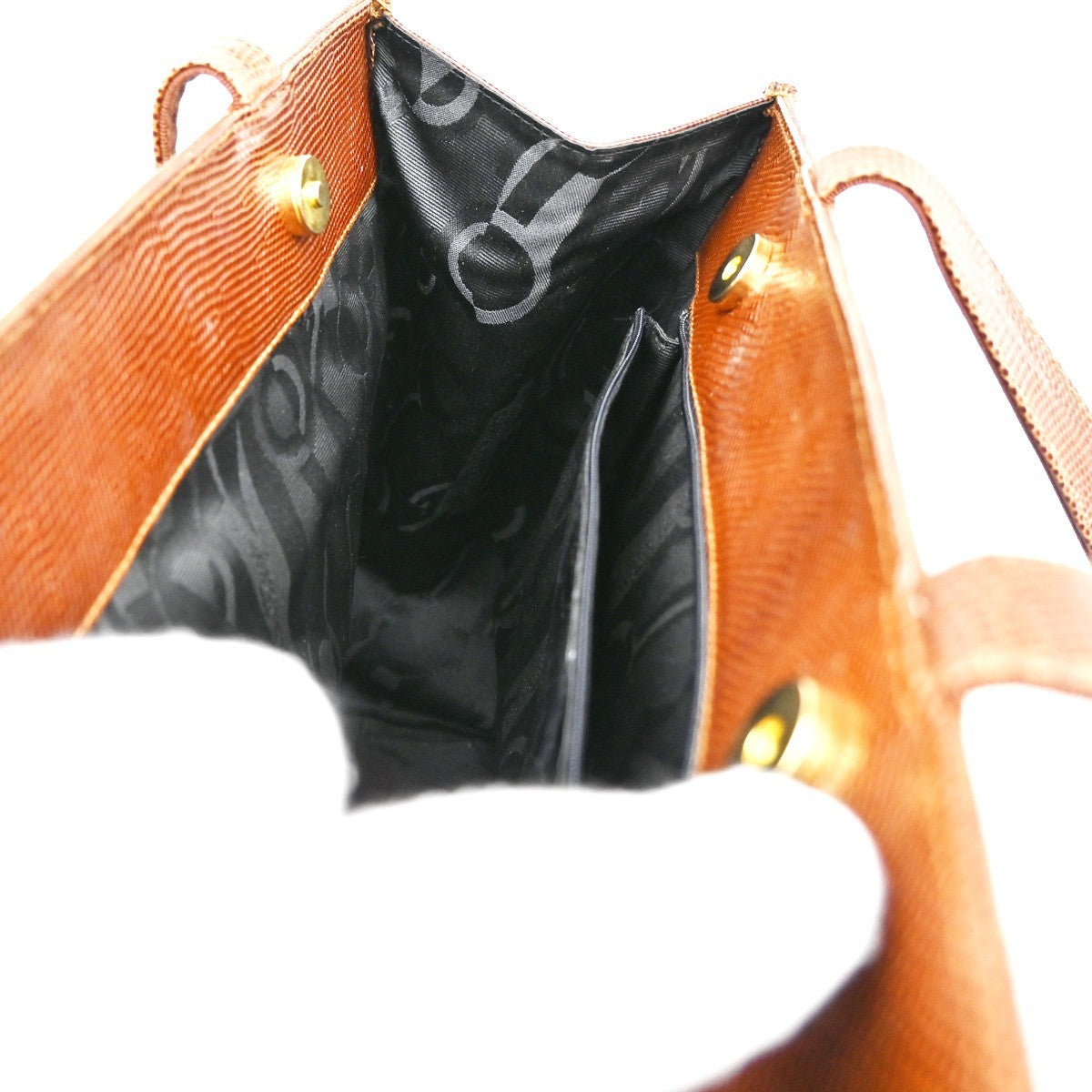 Salvatore Ferragamo Vara shoulder Bag Leather, Brown, Leather, Shoulder Bag