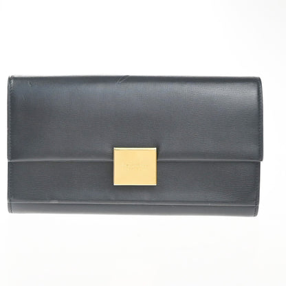 Saint Laurent Bellechasse Flap Wallet Leather, BLACK, LEATHER, Wallets