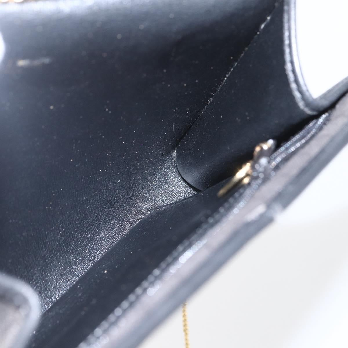 Christian Dior Vintage Honeycomb chain Canvas, BLACK, CANVAS, Clutche & pouche