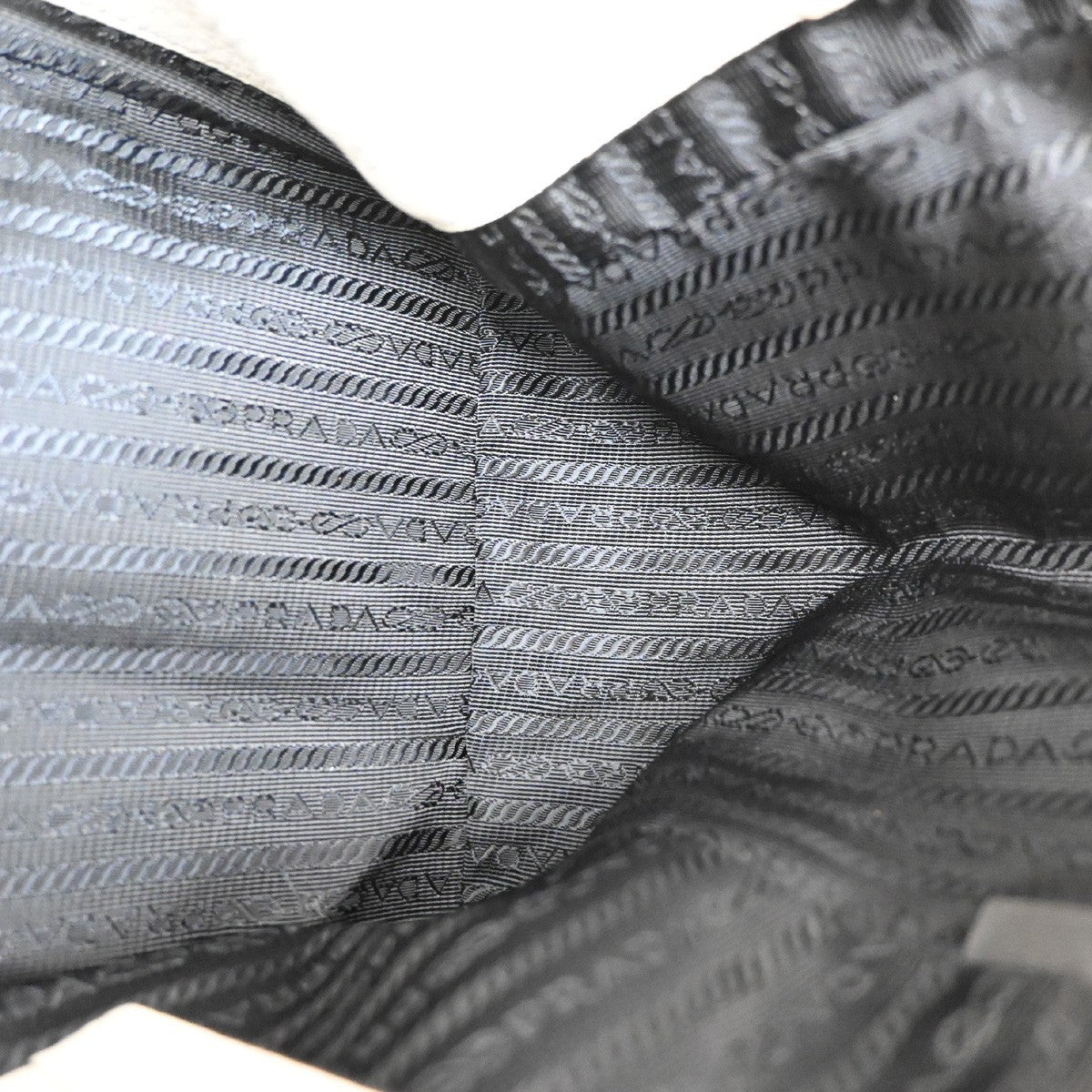 Prada Vintage Tote Leather, WHITE, LEATHER, Tote bag