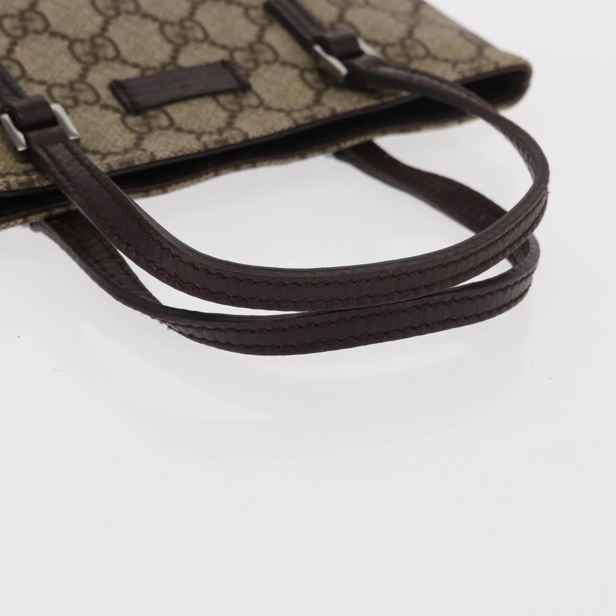 Gucci Vintage Handbag Canvas, BEIGE, PVC, Handbag