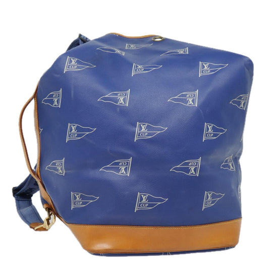 Louis Vuitton Cup Sac Marin Bandouliere Bag Coated Canvas, BLUE, PVC, Shoulder bag