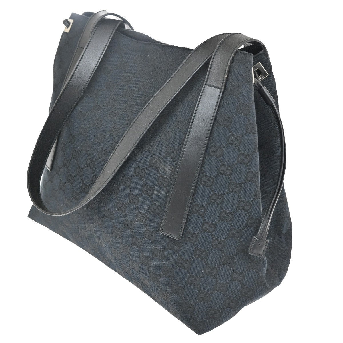 Gucci Vintage tote GG Canvas, BLACK, CANVAS, Tote bag