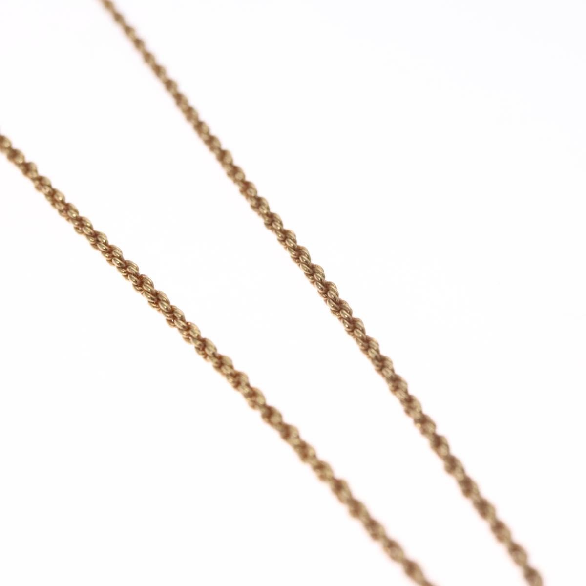 Christian Dior CD Pendant Necklace Metal, GOLD, METAL, Necklace