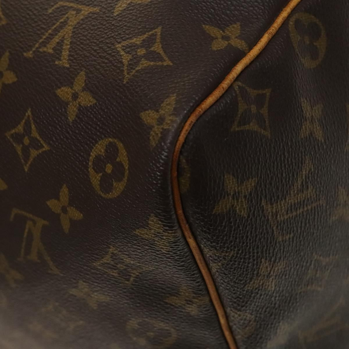 Louis Vuitton Keepall Bag Monogram Canvas, BROWN, CANVAS, Travel bag