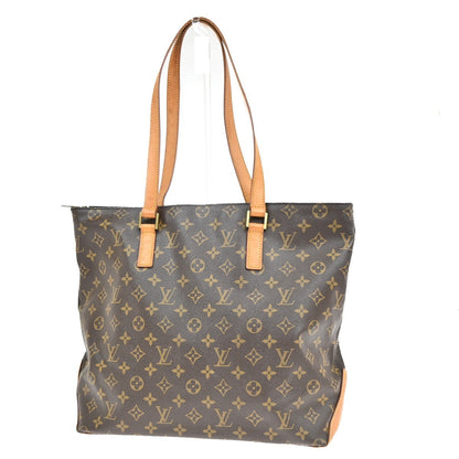 Louis Vuitton Cabas Mezzo Monogram Canvas, BROWN, CANVAS, Tote bag