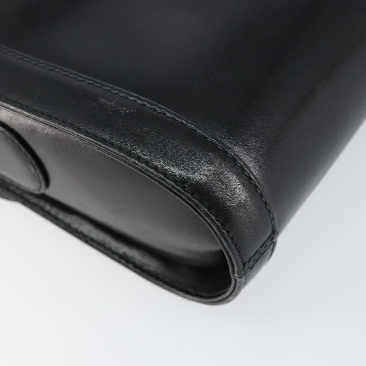 Gucci Vintage Shoulder Bag Leather, BLACK, LEATHER, Shoulder bag