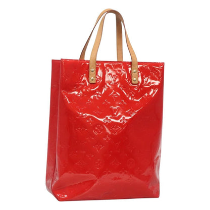 Louis Vuitton Reade Handbag Monogram Vernis, RED, PATENT_LEATHER, Handbag