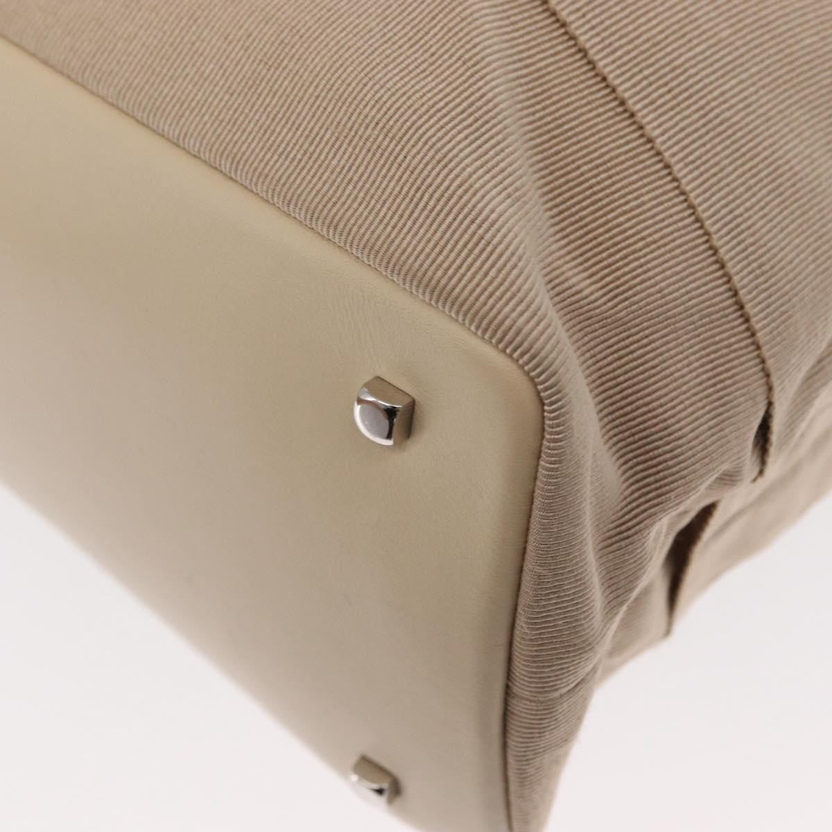 Salvatore Ferragamo Gancini handbag Nylon, BEIGE, NYLON, Handbag