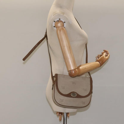 Burberry Vintage Shoulder Bag Canvas, BEIGE, CANVAS, Shoulder bag