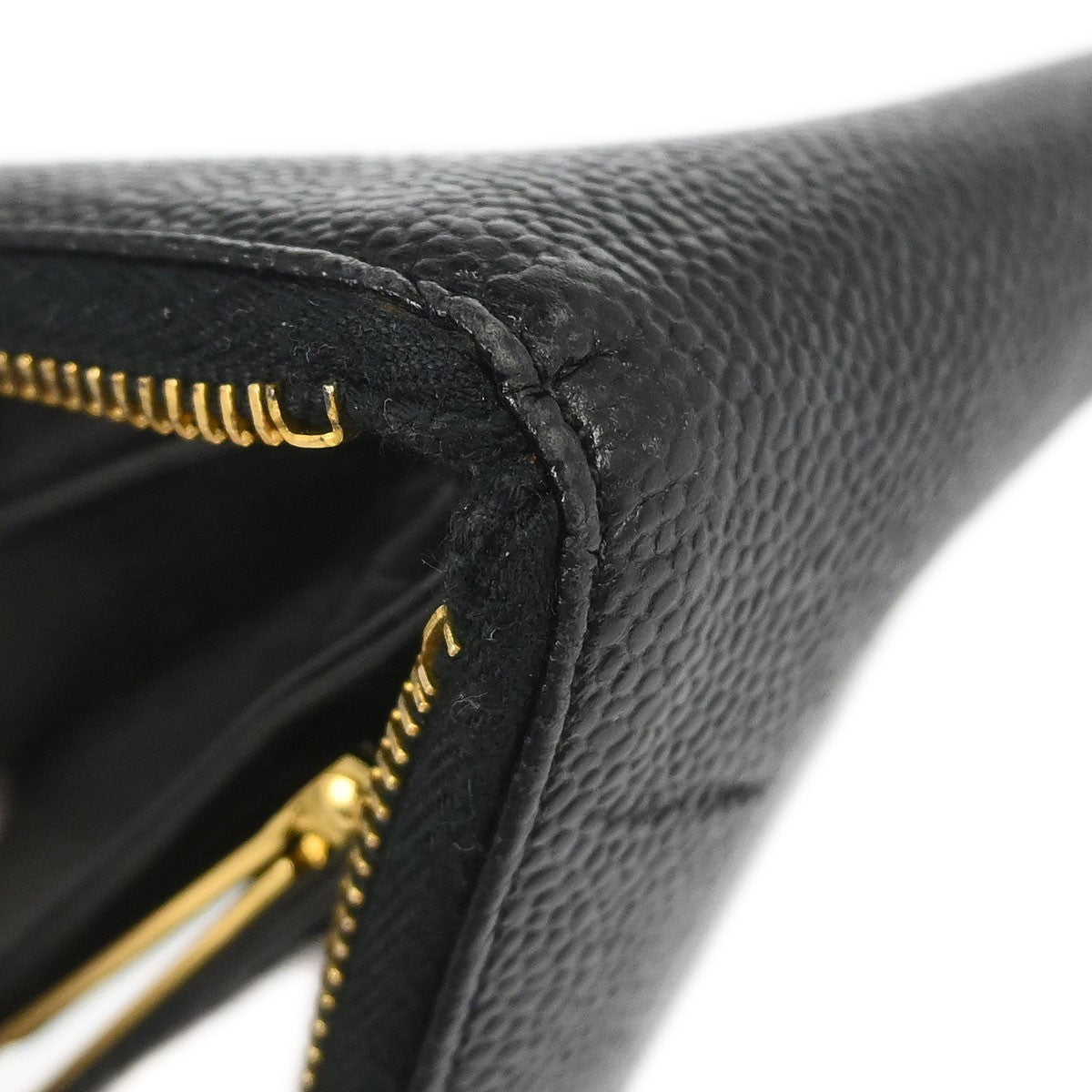 Chanel Vintage CC Wallet Caviar, BLACK, LEATHER, Wallets