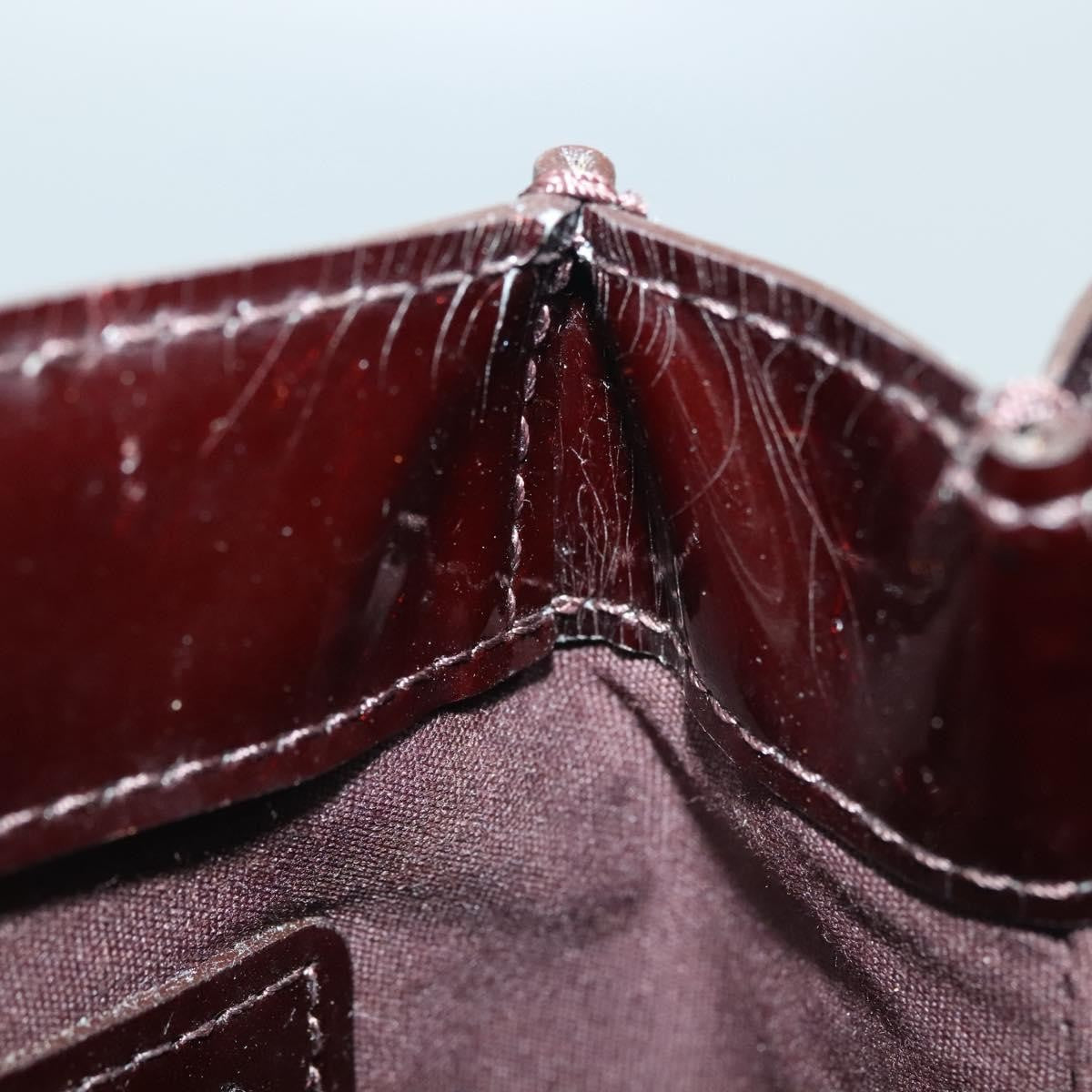 Louis Vuitton Wilshire Handbag Monogram Vernis, PURPLE, PATENT_LEATHER, Handbag