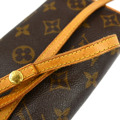Louis Vuitton Twin Handbag Monogram Canvas, Brown, Canvas, Clutch