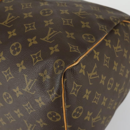 Louis Vuitton Keepall Bag Monogram Canvas, BROWN, CANVAS, Travel bag