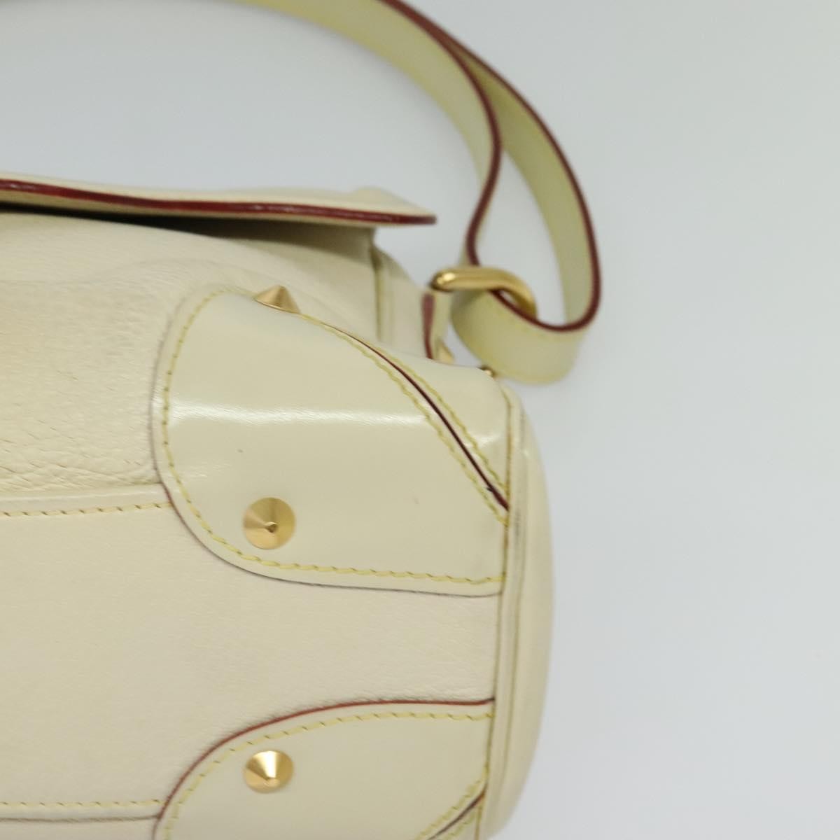 Louis Vuitton Suhali L'Essentiel Handbag Leather, WHITE, LEATHER, Shoulder bag