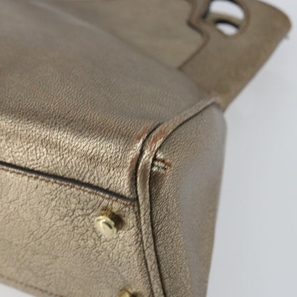 cartier Marcello Handbag Leather, GOLD, LEATHER, Tote bag