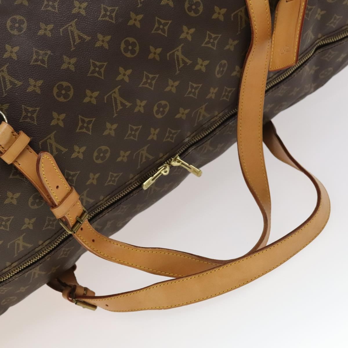 Louis Vuitton Sac Polochon Handbag Monogram Canvas, BROWN, CANVAS, Travel bag