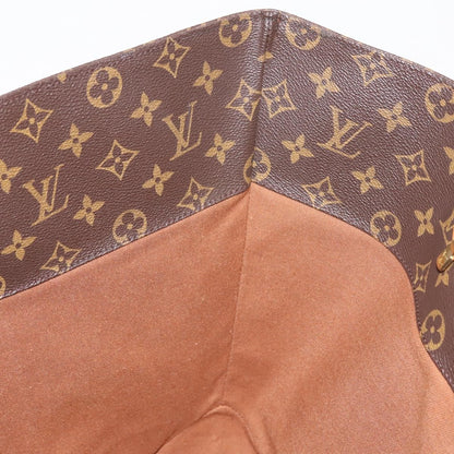 Louis Vuitton Shopping Sac Handbag Monogram Canvas, BROWN, CANVAS, Tote bag