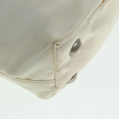 Prada Vintage Zip Handbag Tessuto, ECRU, NYLON, Handbag