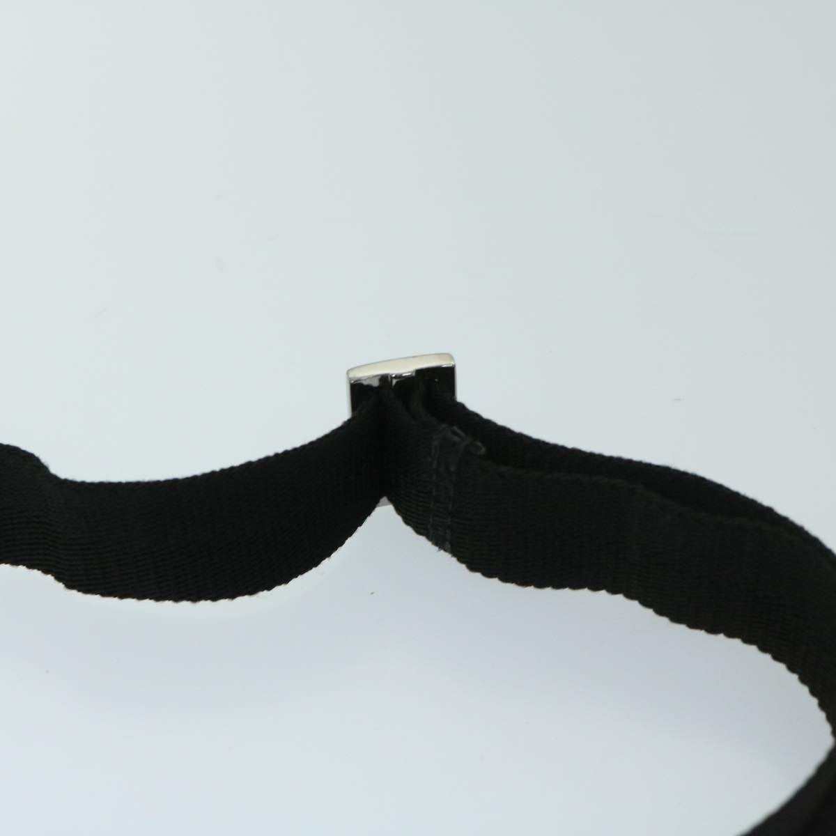 Gucci Vintage Flat Messenger Bag GG Canvas and Leather, BLACK, CANVAS, Crossbody bag