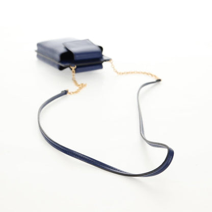 Salvatore Ferragamo Vintage Vara Crossbody Bag Nylon, BLUE, LEATHER, Clutche & pouche