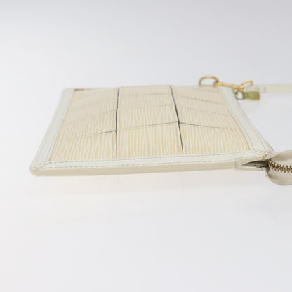 Louis Vuitton Delmonico Pochette Stretch Epi Leather, BEIGE, LEATHER, Clutche & pouche