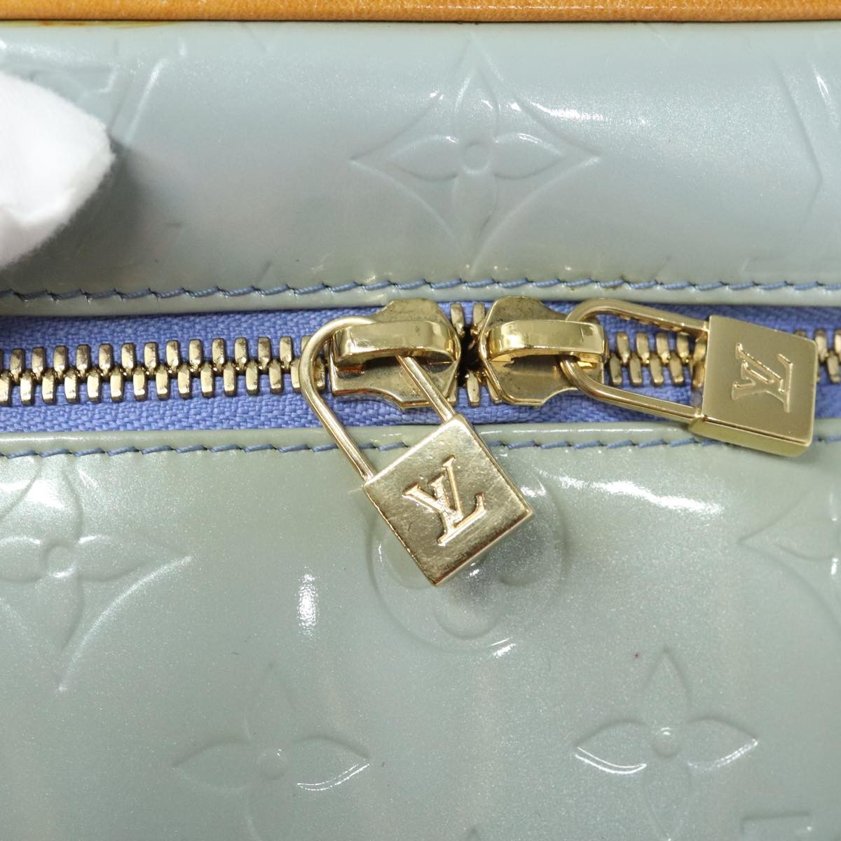 Louis Vuitton Sullivan Handbag Monogram Vernis, PURPLE, PATENT_LEATHER, Shoulder bag