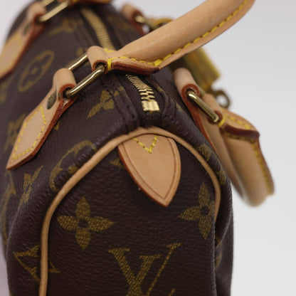 Louis Vuitton Speedy Mini HL Handbag Monogram Canvas, BROWN, CANVAS, Handbag